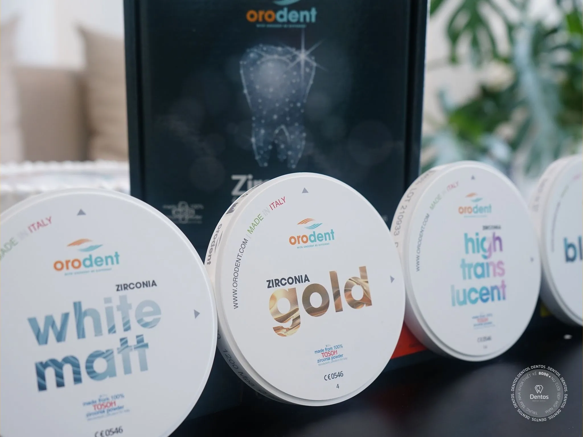 Răng sứ Orodent được cấu tạo từ 100% bột sứ TOSOH Zirconia nguyên chất