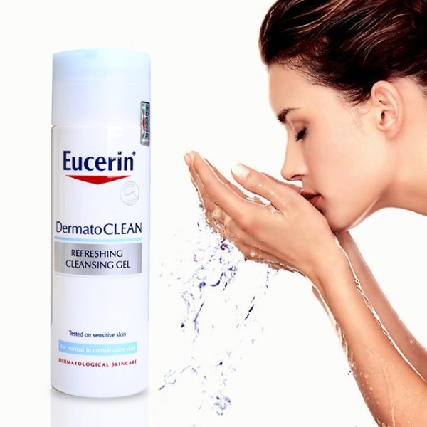 Cách sử dụng sữa rửa mặt Eucerin hiệu quả